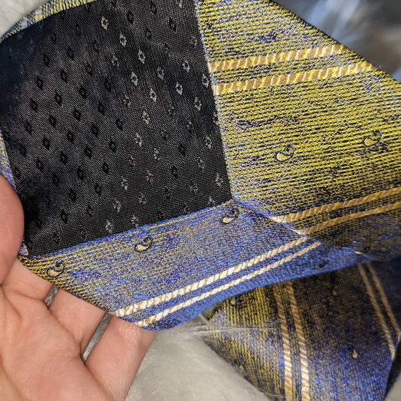 Vintage 90s Marks & Spencer Tie, 100% Silk - Picture 4 of 6